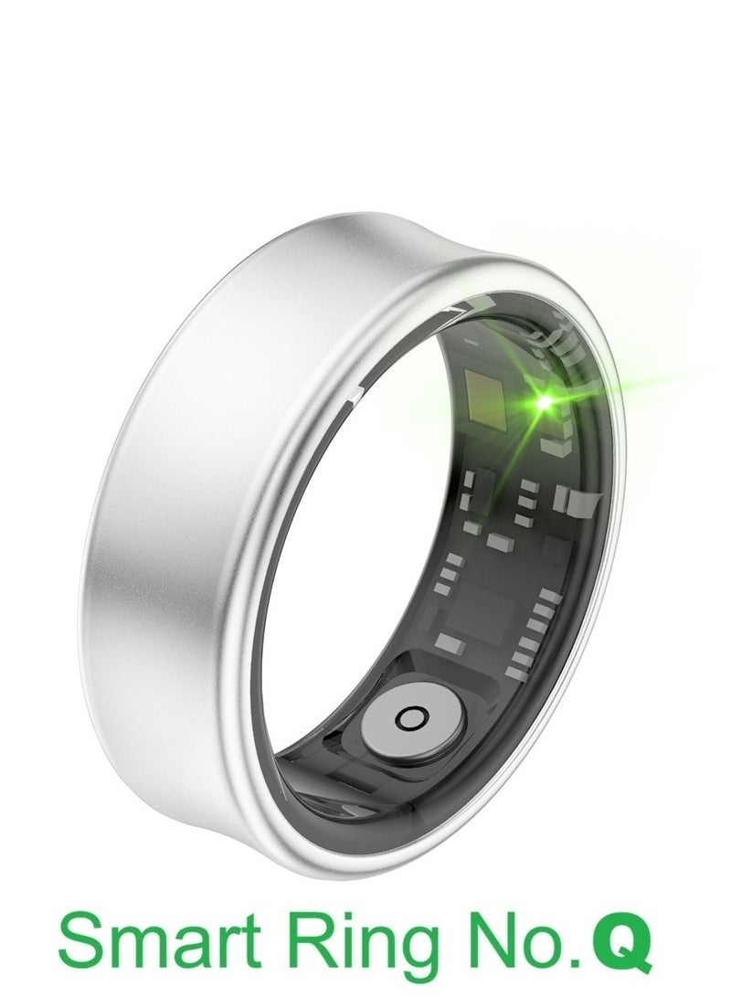 general Smart Ring for Heart Rate, Blood Oxygen, Sleep Monitoring, all Weather Motion Calculation, 24-hour Health Monitoring, Protect Your Health, Lightweight and Comfortable, 5ATM Waterproof, Photo Control, Hand Gestures Browse Tiktok, Diameter 18.2mm, Perimeter 56.9mm - Image 1